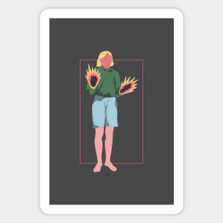 Fire Hands Sticker